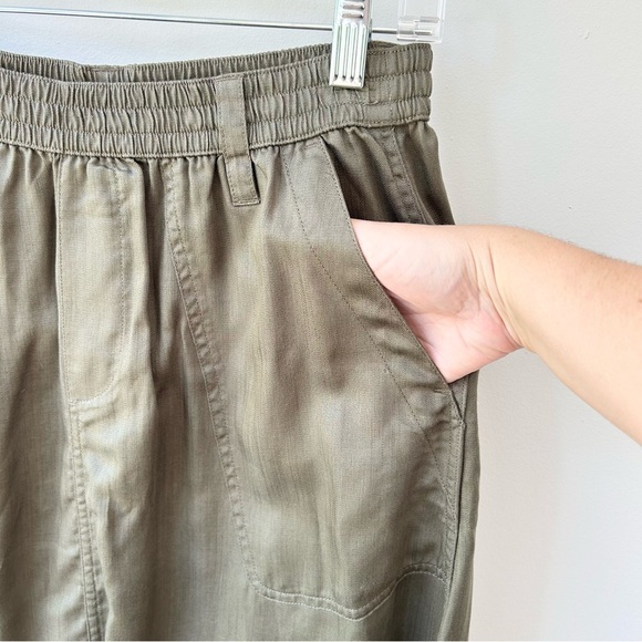 Lands End tencel midi skirt - Picture 2 of 7